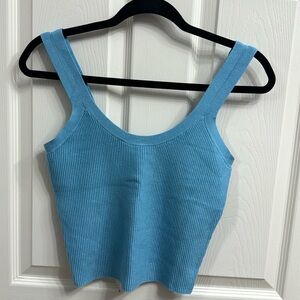 NWT A&F Abercrombie & Fitch Ribbed Crop Tank